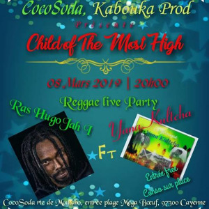 Hugo jah en concert au cocosoda : Child of the most High