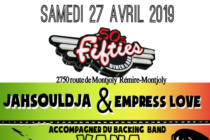 JahSouldja & Empress Love en concert au fifties